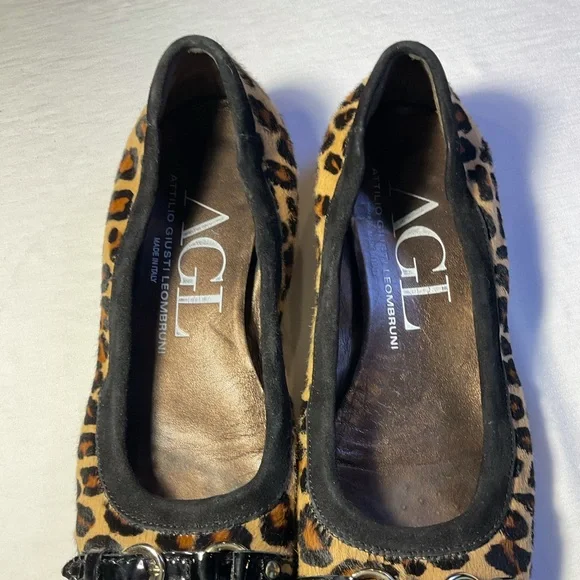 Attilio Guisti Leombruni leopard print flats; NICE - Picture 14 of 16